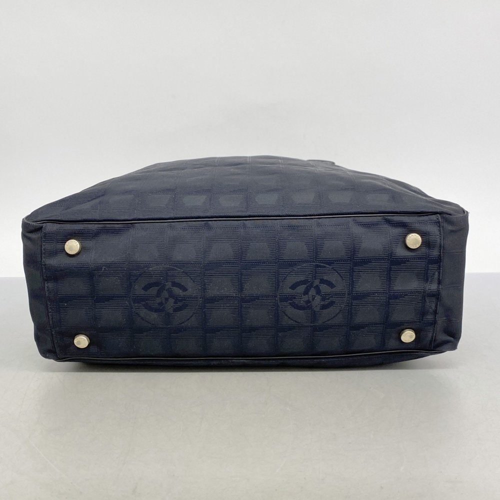 Chanel Tote Bag New Travel Nylon Black Champagne Ladies - Picture 3 of 10